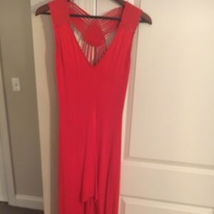 Bebe high low dress